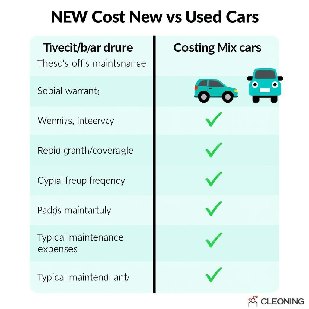 Comparing Maintenance Costs: New vs. Used Cars