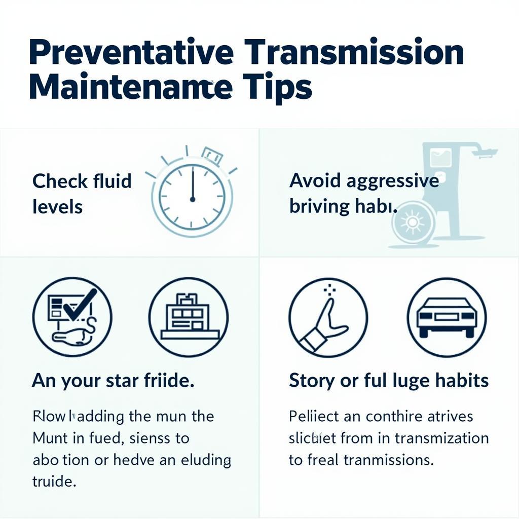 Preventative Car Transmission Maintenance