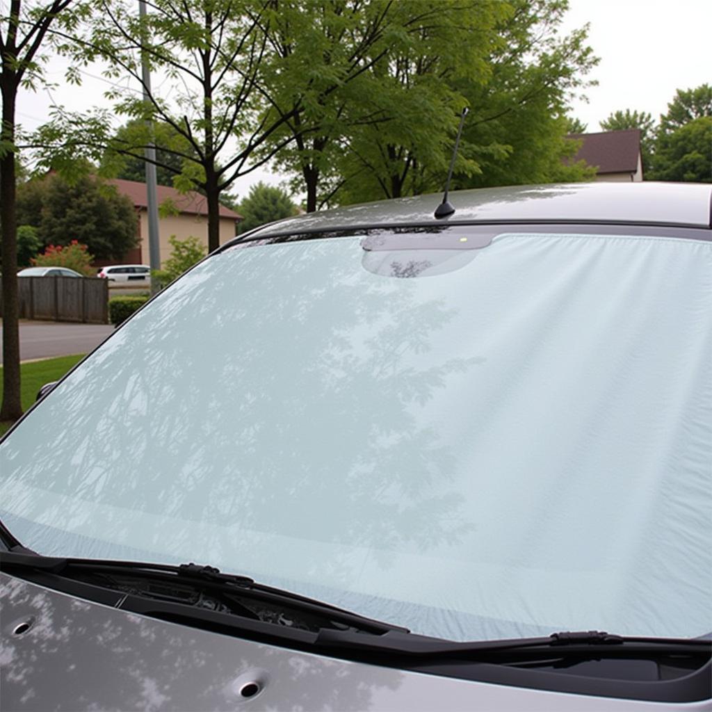 Preventing Dashboard Damage with Sunshade