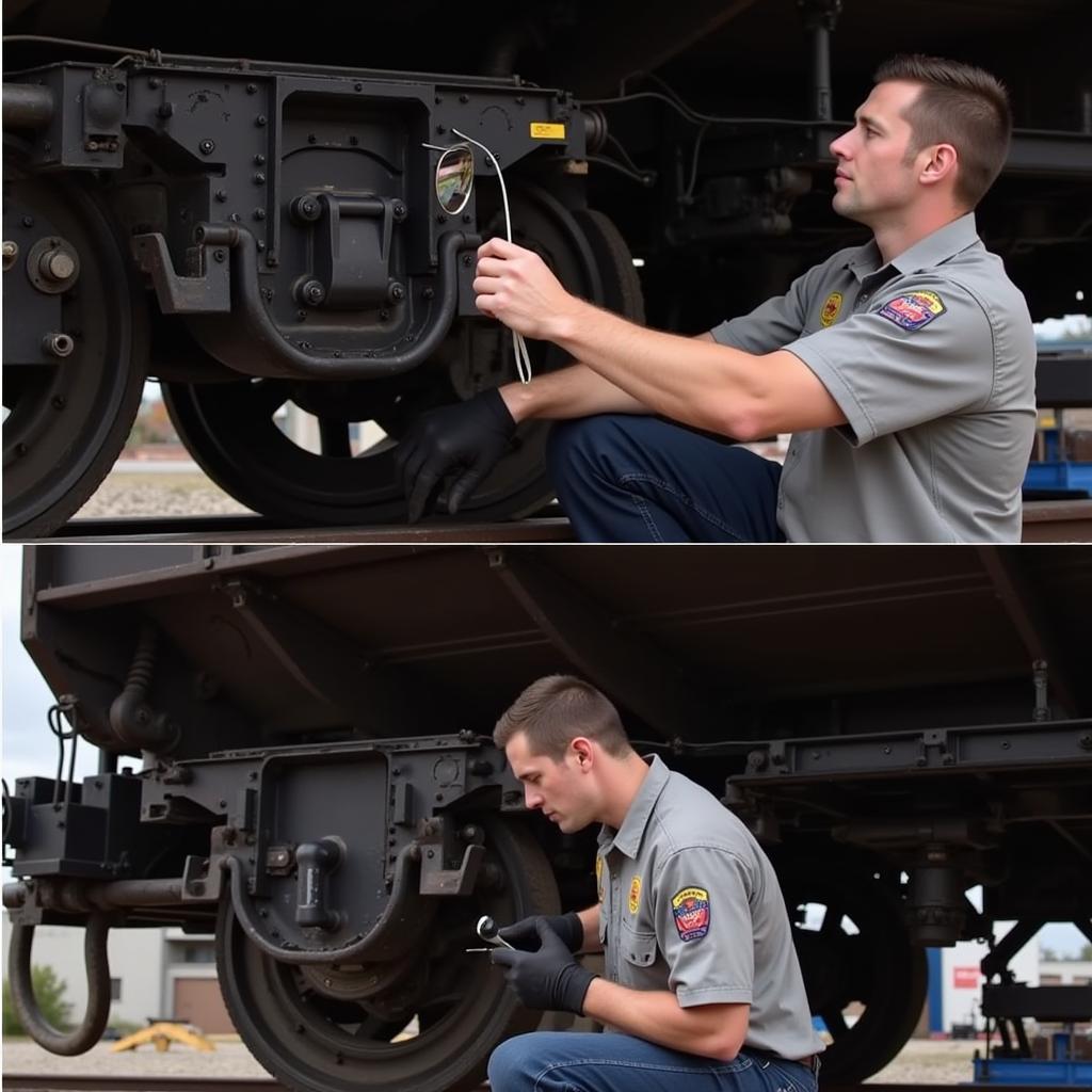 Railroad Car Undercarriage Inspection