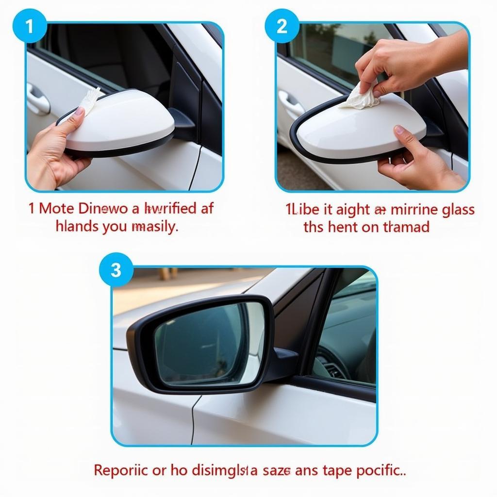 Reattaching Car Side Mirror Glass