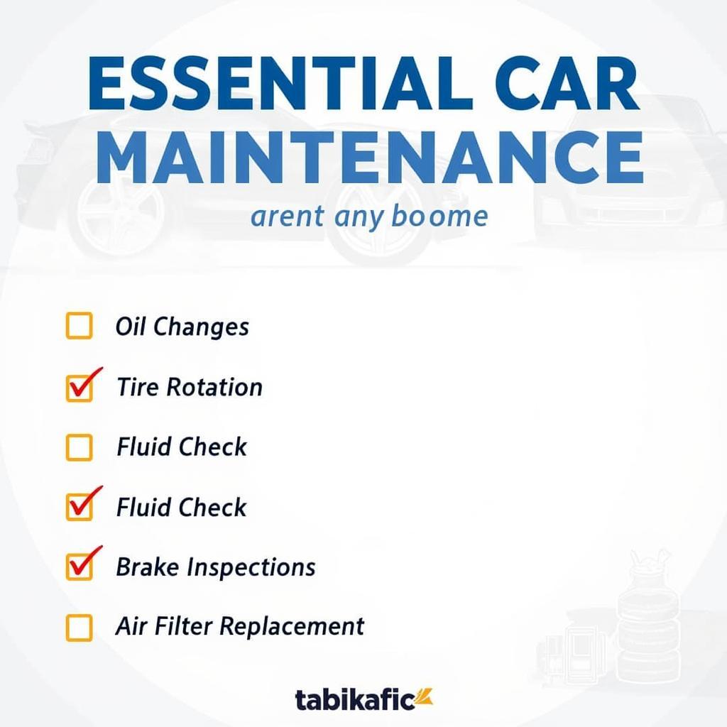 Regular Car Maintenance Checklist