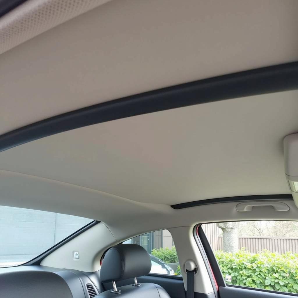 Repaired Car Headliner