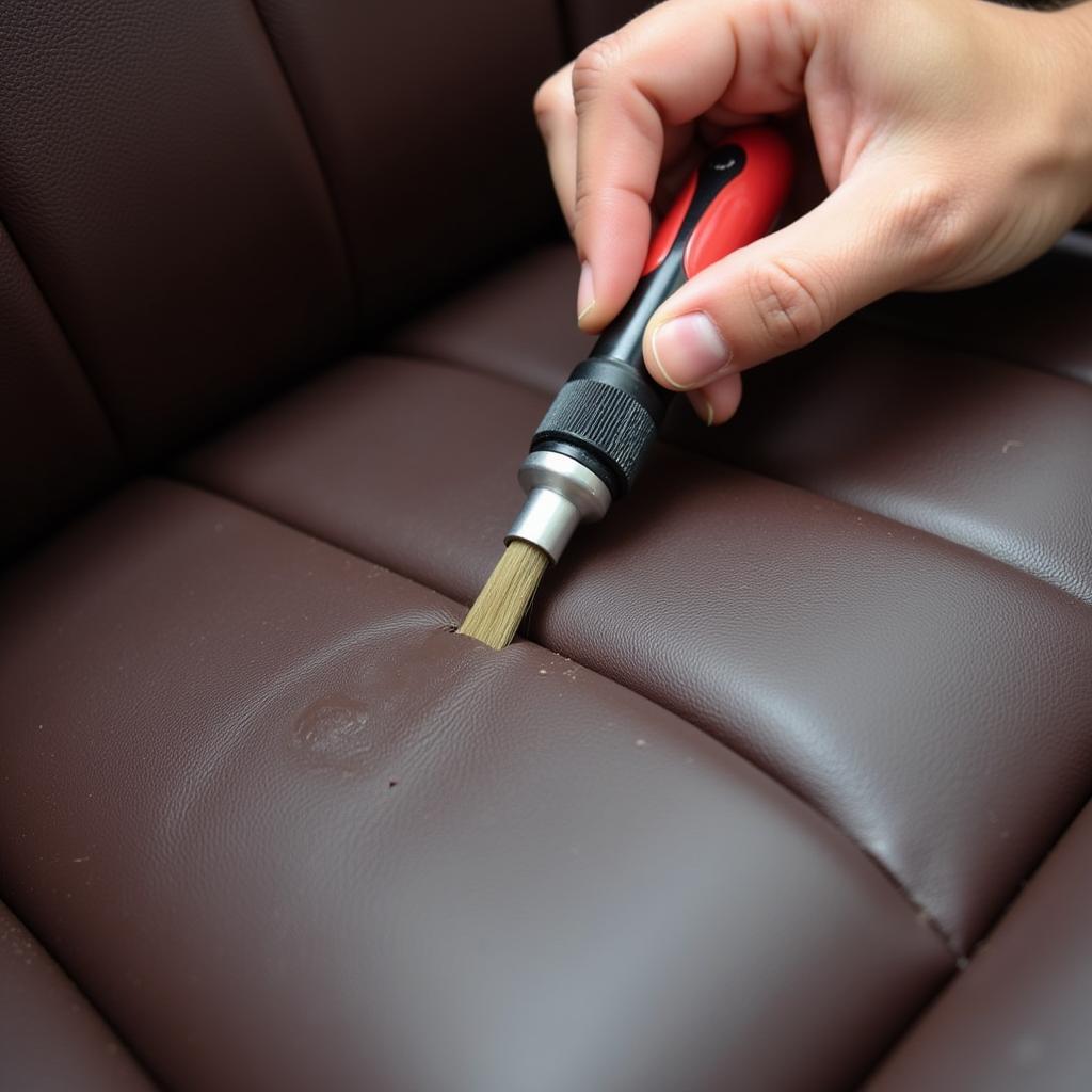 Repairing Cracks in Car Leather