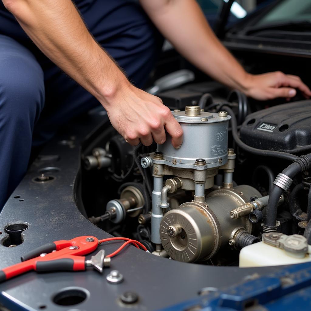 Replacing a Car's Mechanical Fuel Pump