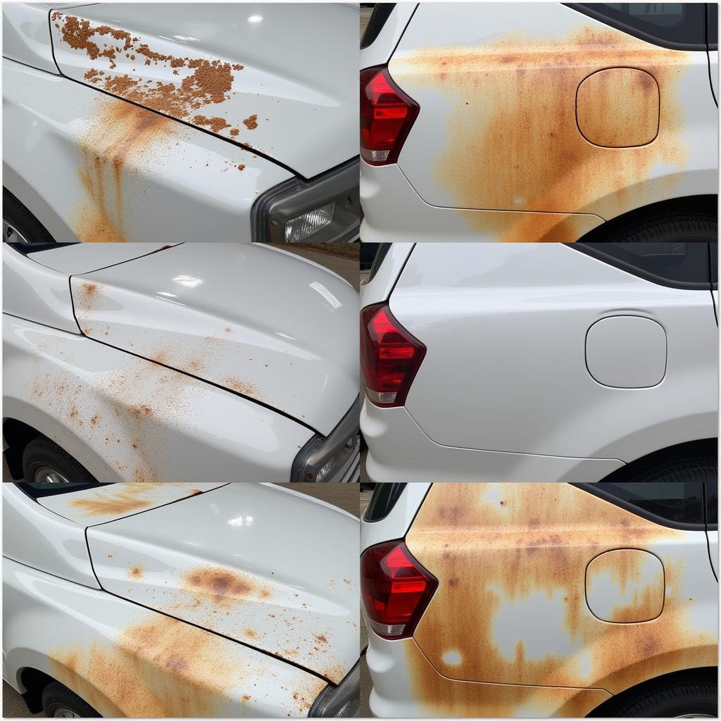 Rust Damage Assessment on Car Paint