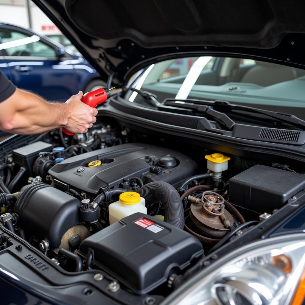 Second hand car maintenance check