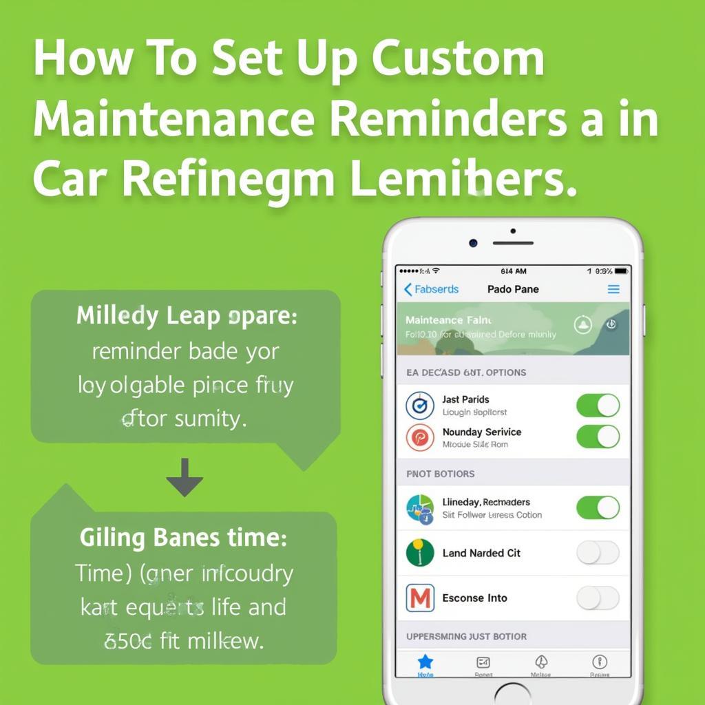 Setting Up Car Maintenance Reminders