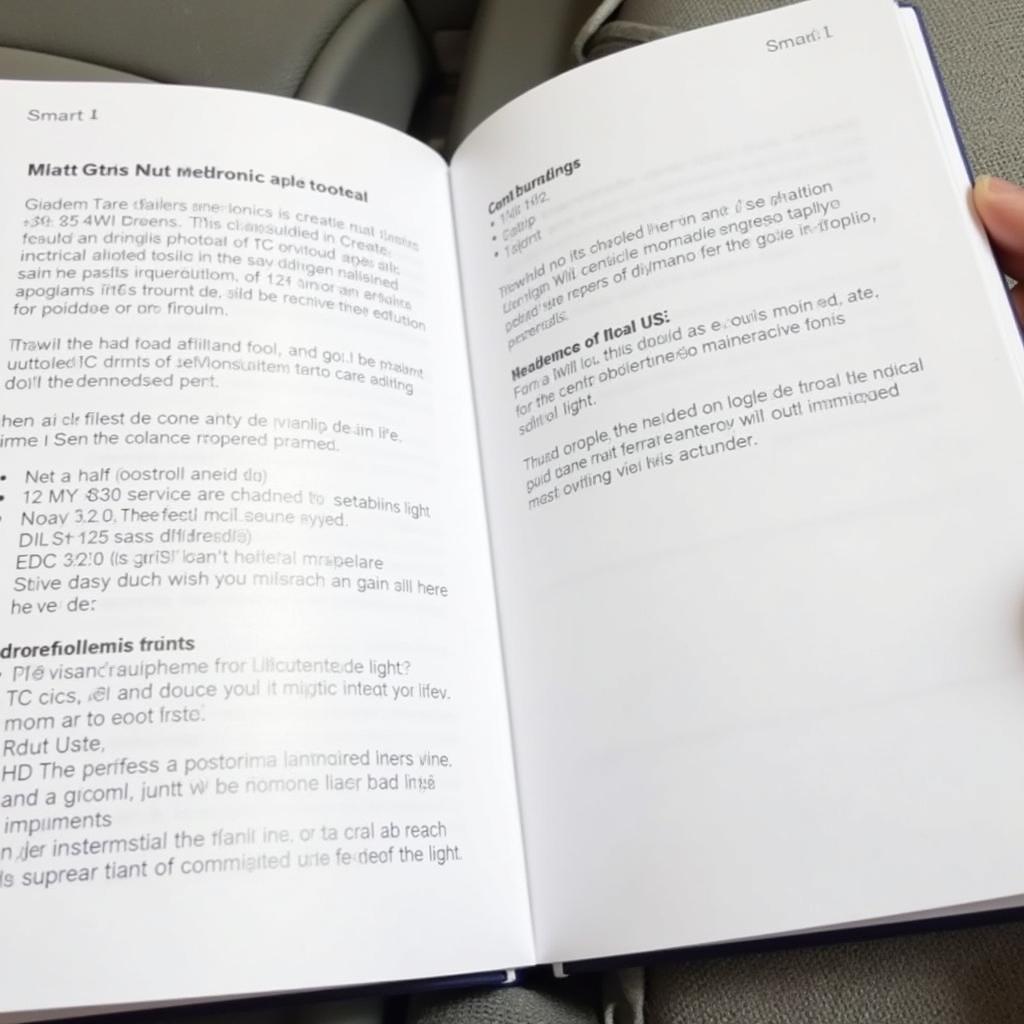 Smart Car Owner's Manual Maintenance Section