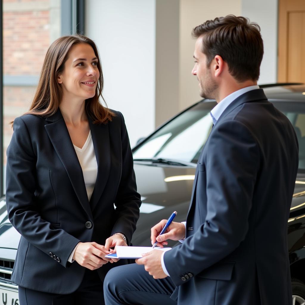 Solicitor-Client Consultation for a Car Problem