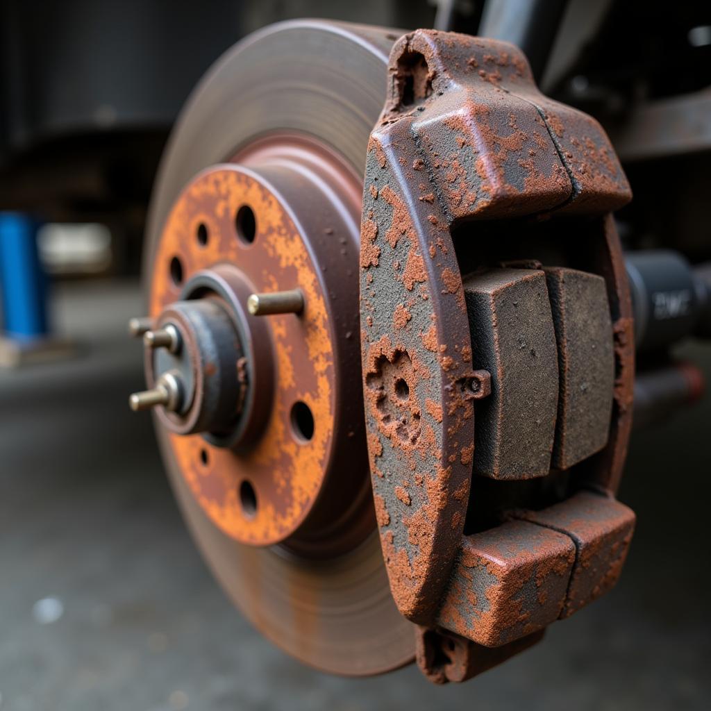 Sticking Brake Caliper Causing Rubbing