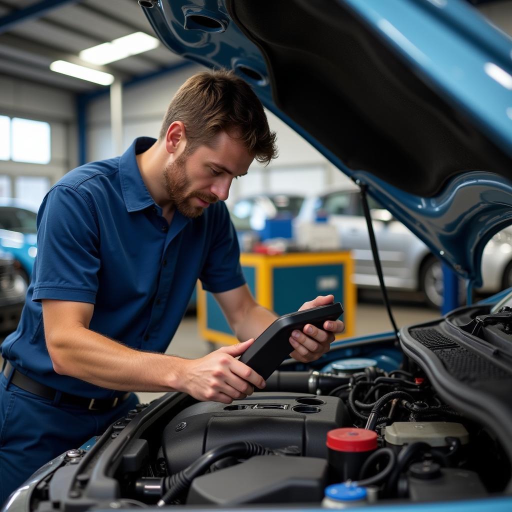 Mechanical Inspection at a Stockport Car Supermarket