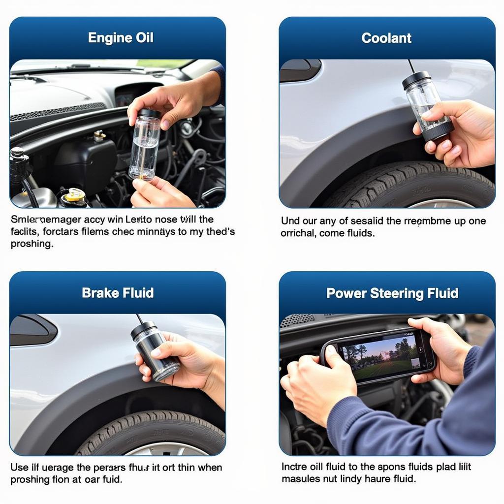 Checking Fluids in a Subaru Legacy 2015