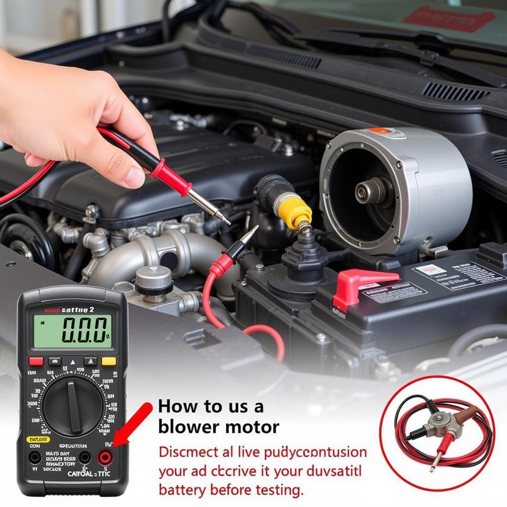 Testing Blower Motor with Multimeter