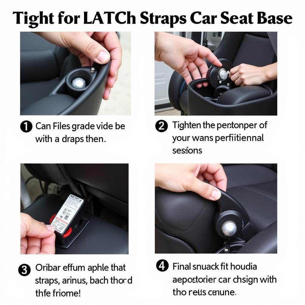 Tightening Car Seat Base Latch Straps