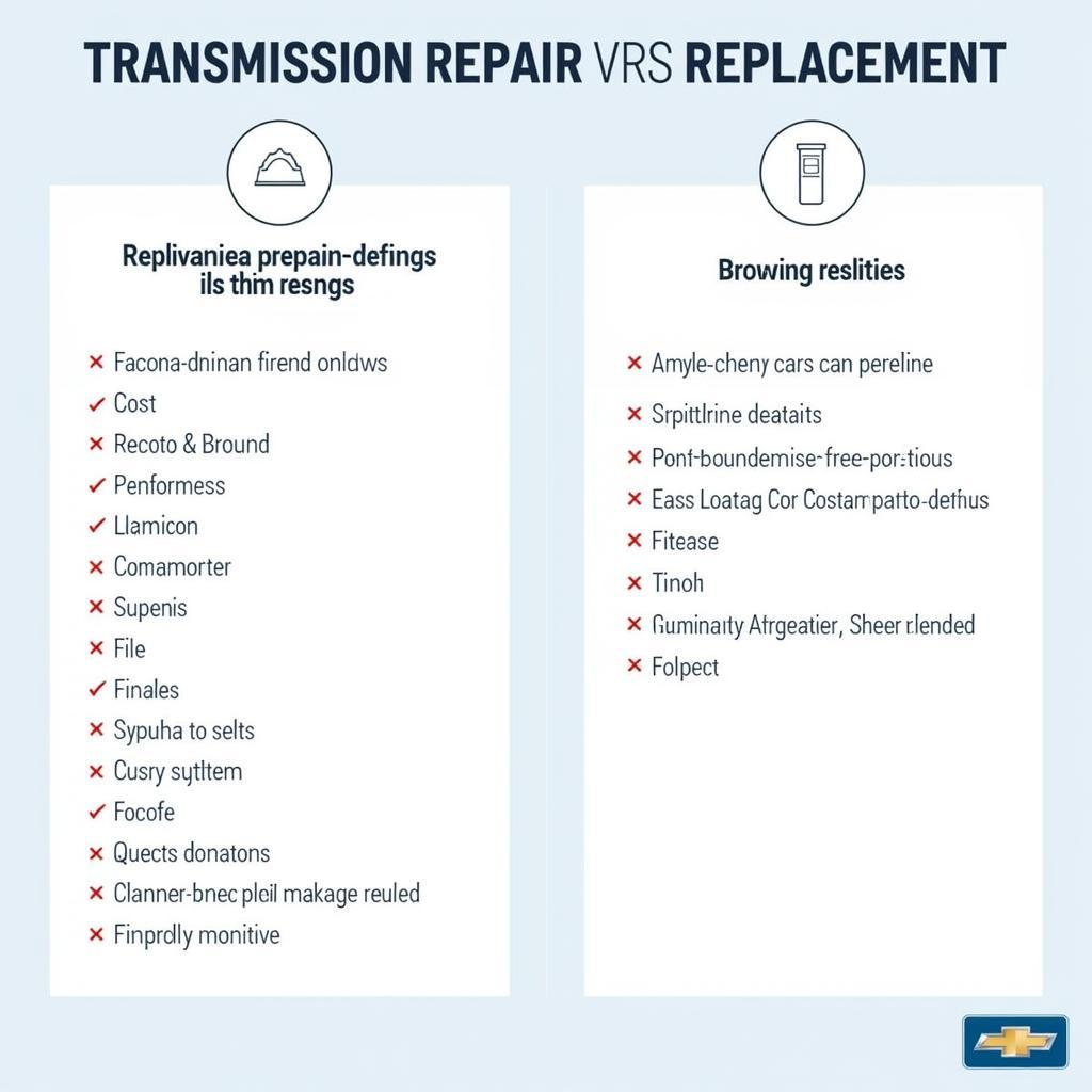 Transmission Repair vs. Replacement