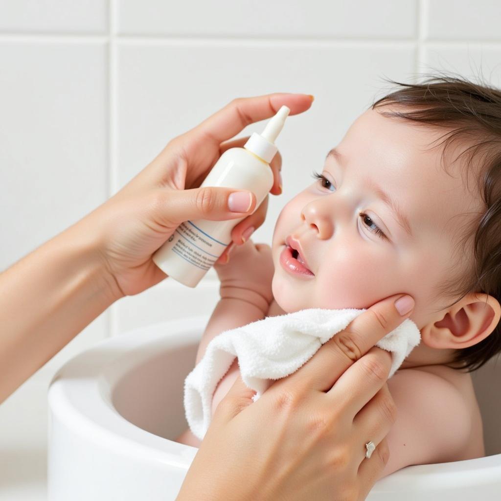 Treating Baby Skin Problems: Gentle Cleansing and Moisturizing