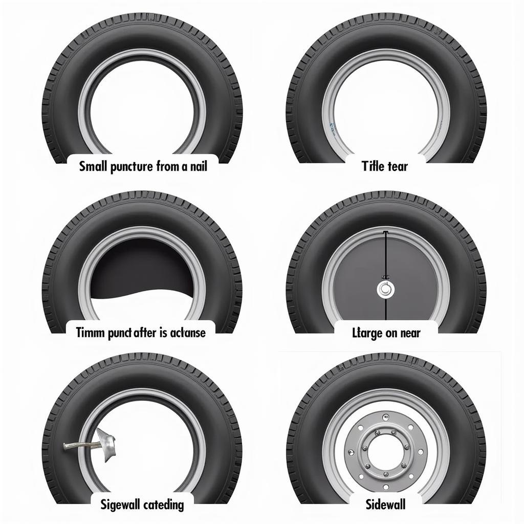 Types of Tyre Punctures