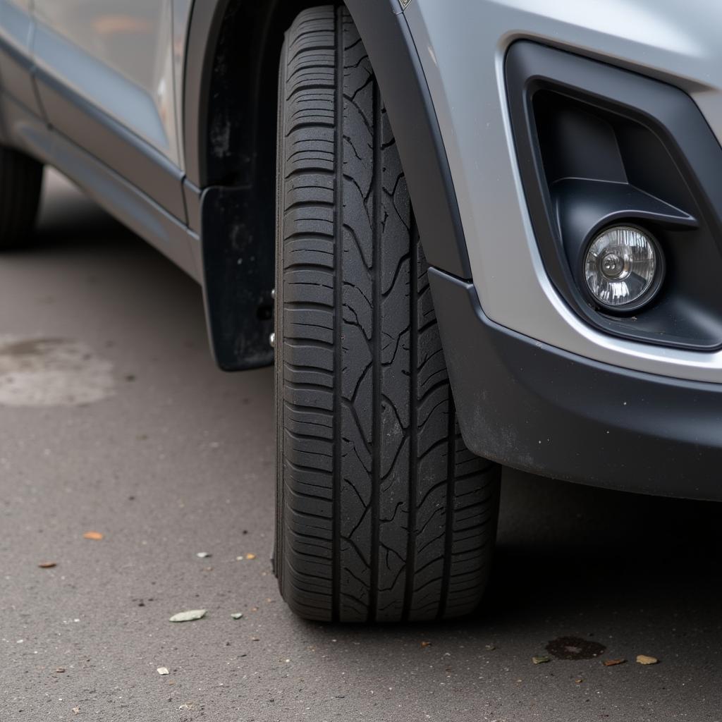 Flat Tires on an Unused Car