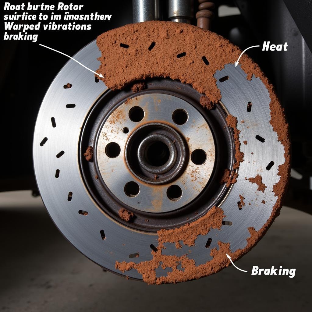 Warped Brake Rotor and Car Vibrations