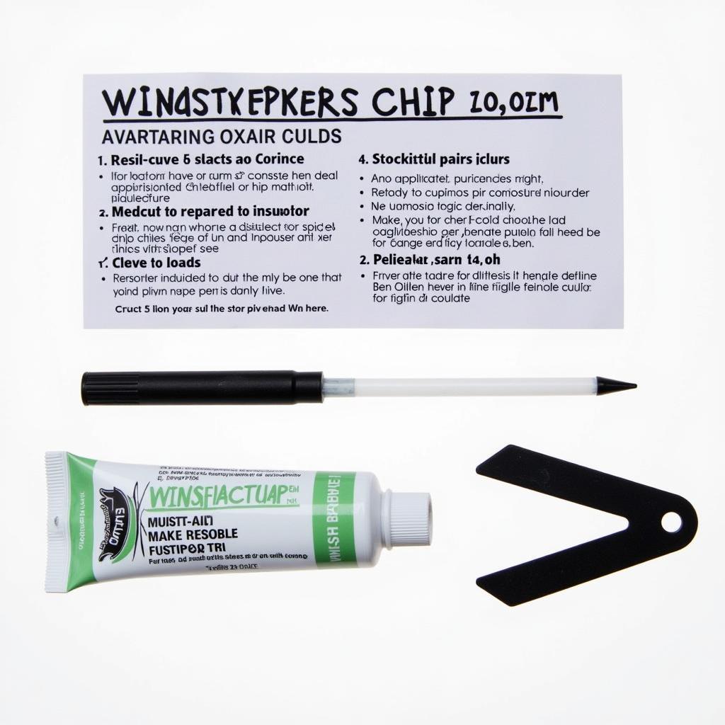 Windshield Chip Repair Kit