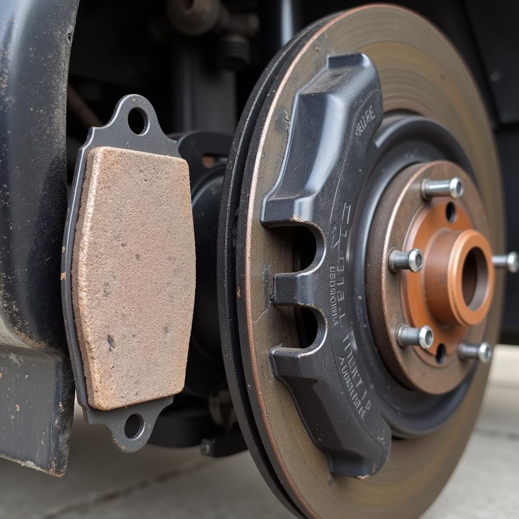 Worn Brake Pads and Clicking Noise Near Rear Tire