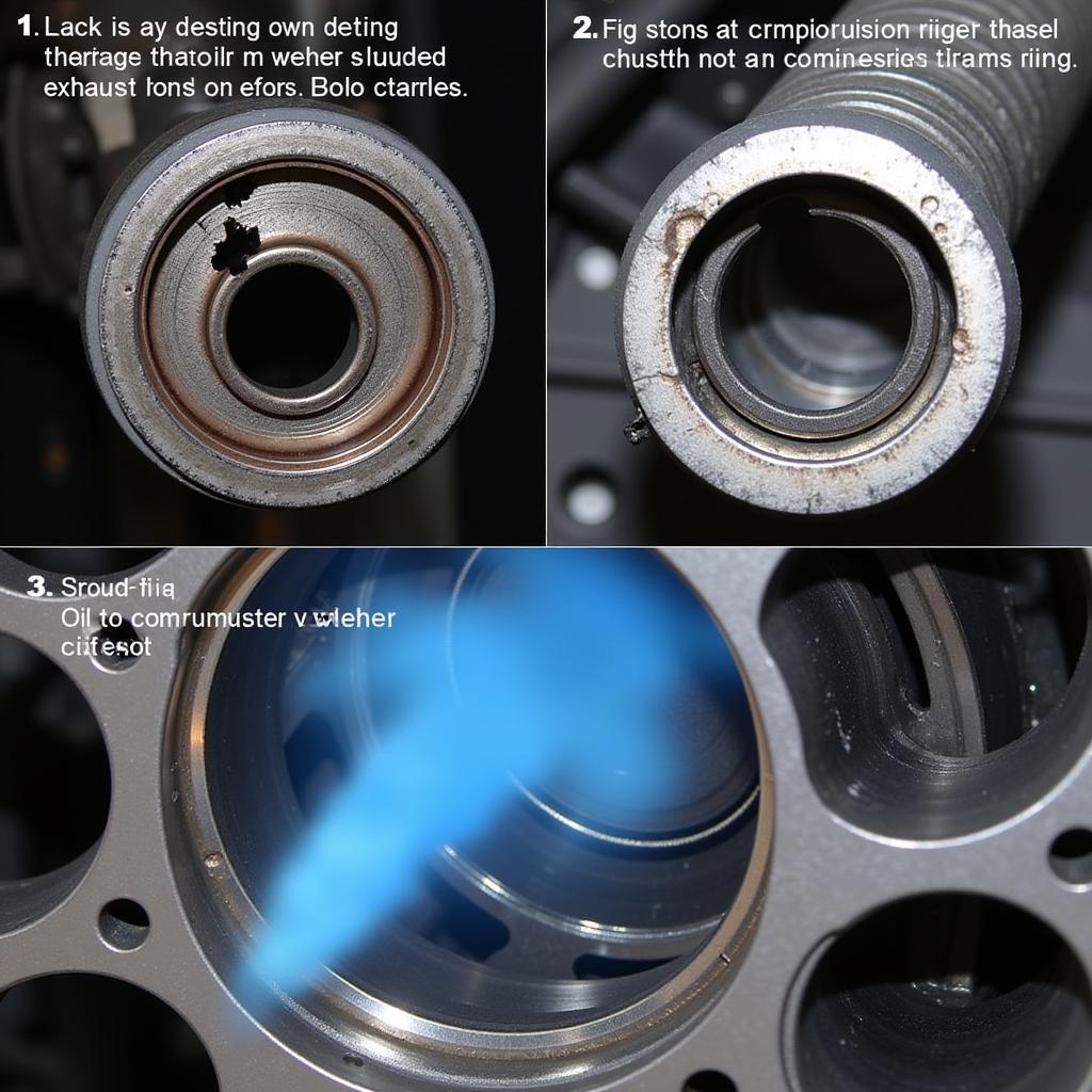 Worn Piston Rings Causing Oil Burning